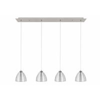 Hanglamp Whires zilver 4 lichts