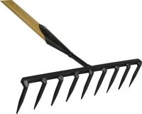 De Wit Zaadhark 9 tands rond essen steel 170cm dewit