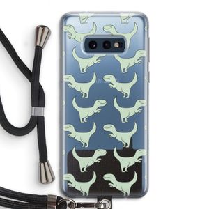 Dinos: Samsung Galaxy S10e Transparant Hoesje met koord