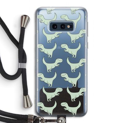 Dinos: Samsung Galaxy S10e Transparant Hoesje met koord