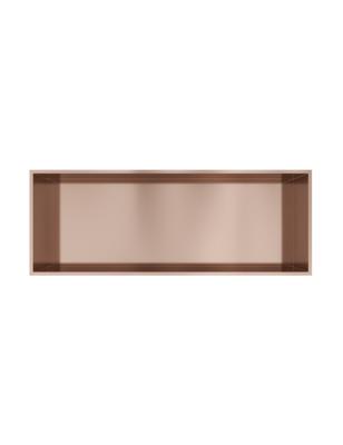 Hotbath &MORE Inbouwnis 30x80x10cm Geborsteld Koper PVD
