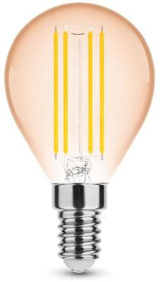 Modee LED kogel E14 4-28W 1800K filament amber dimbaar - LED7420