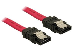 DeLOCK SATA Cable - 0.5m SATA-kabel 0,5 m Rood
