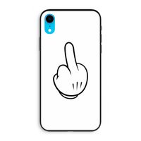 Middle finger white: iPhone XR Biologisch afbreekbaar hoesje