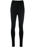 AMBUSH legging à motif monogrammé - Noir