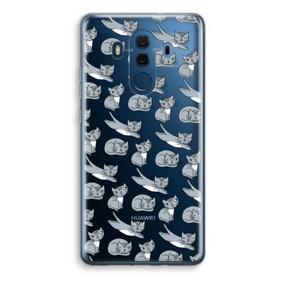 Poezen: Huawei Mate 10 Pro Transparant Hoesje