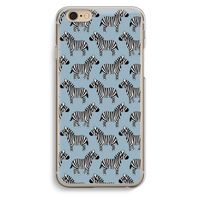 Zebra: iPhone 6 / 6S Transparant Hoesje Zebra: iPhone 6 / 6S Transparant Hoesje