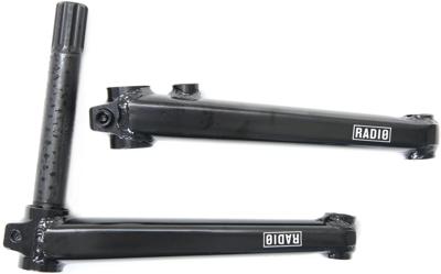 RADIO Bmx crank "am" 3 pcs.w.bot.bracket,black