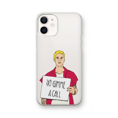 Gimme a call: iPhone 12 Transparant Hoesje