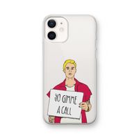 Gimme a call: iPhone 12 Transparant Hoesje