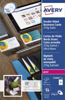 Visitekaart avery c32026-25 2-zijdig 250st