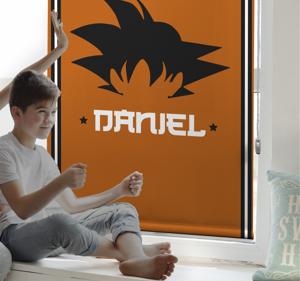 Goku aanpasbaar Superheld rolgordijn