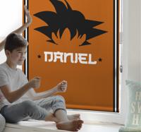 Goku aanpasbaar Superheld rolgordijn