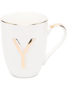 Bitossi Home tasse Letter-Y en porcelaine - Blanc