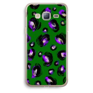 Green Cheetah: Samsung Galaxy J3 (2016) Transparant Hoesje