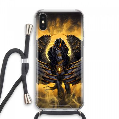 Pegasus: iPhone XS Max Transparant Hoesje met koord