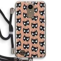 Kat: LG K10 (2017) Transparant Hoesje met koord