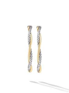 David Yurman créoles Infinity en or 14ct et argent Sterling