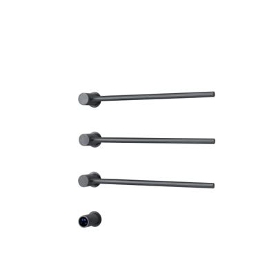 Rosani THREE Elektrische Handdoekradiator - 52x54x13cm - 30watt - gunmetal SW1381758 Rosani THREE Elektrische Handdoekradiator - 52x54x13cm - 30watt - gunmetal SW1381758