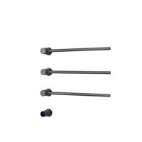 Rosani THREE Elektrische Handdoekradiator - 52x54x13cm - 30watt - gunmetal SW1381758