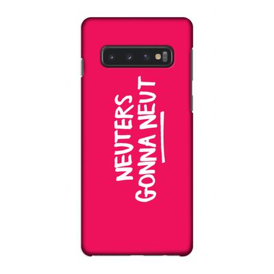 Neuters (roze): Samsung Galaxy S10 4G Volledig Geprint Hoesje