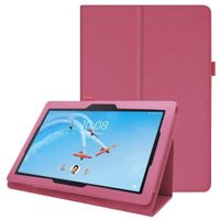 Lenovo Tab E10 Cover Hoes Roze met Standaard