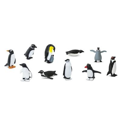 Safari LTD speelfiguren pinguins mix - 10x stuks - kunststof
