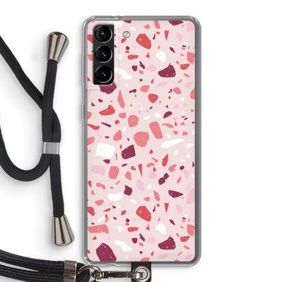 Terrazzo N°15: Samsung Galaxy S21 Plus Transparant Hoesje met koord