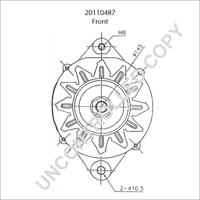 Prestolite Electric Alternator/Dynamo 20110487 - thumbnail