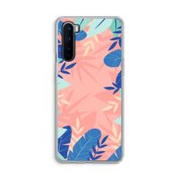 Tropisch: OnePlus Nord Transparant Hoesje