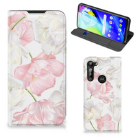 Motorola Moto G8 Power Smart Cover Lovely Flowers - thumbnail