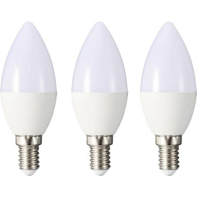 Sygonix SY-6649658 LED-lamp Energielabel F (A - G) E14 4.9 W = 40 W Warmwit (Ø x h) 37 mm x 96 mm 3 stuk(s)
