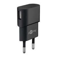 Micro-USB voeding compleet - Micro-USB oplader - USB 2.0 micro stekker - 1m - 3000mA - 15 Watt - 5V - Zwart