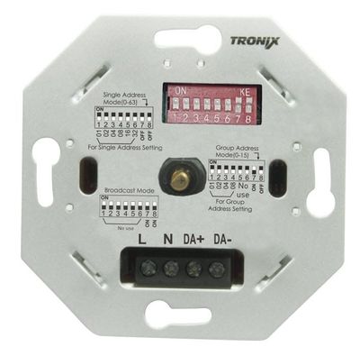 Tronix LED dimmer universeel DALI 215-134 230V ingebouwde voeding en aan uit universeel toepasbaar