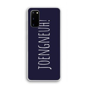 Joengneuh!: Samsung Galaxy S20 Transparant Hoesje