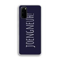 Joengneuh!: Samsung Galaxy S20 Transparant Hoesje