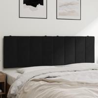 Hoofdbordkussen 160 cm fluweel zwart