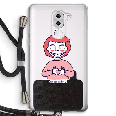 Hartje: Honor 6X Transparant Hoesje met koord