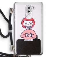 Hartje: Honor 6X Transparant Hoesje met koord