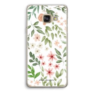 Botanical sweet flower heaven: Samsung Galaxy A3 (2016) Transparant Hoesje