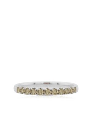 HYT Jewelry anneau en or blanc 18ct à diamants - Argent