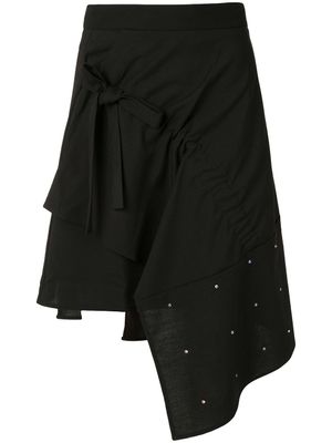 BAPY BY *A BATHING APE® jupe asymétrique à ornements - Noir