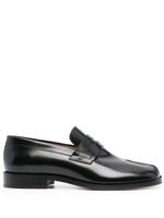 Maison Margiela mocassins Tabi en cuir - Noir - thumbnail