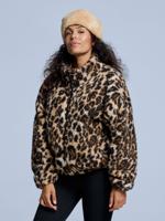 Poederbaas Fluffy Jacket Dames Four Seasons AOP Panterprint-XS
