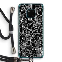 Vexx Black City : Huawei Mate 20 Pro Transparant Hoesje met koord