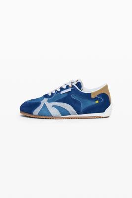 Retro leren sneaker - GREEN - 41