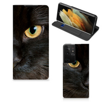 Samsung Galaxy S21 Ultra Hoesje maken Zwarte Kat