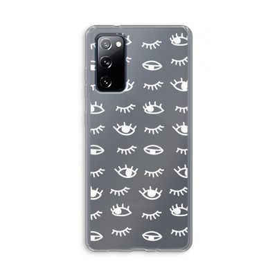 Eye pattern #3: Samsung Galaxy S20 FE / S20 FE 5G Transparant Hoesje