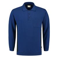 Tricorp polosweater Bi-Color - Workwear - 302001 - koningsblauw/marine blauw - maat XL
