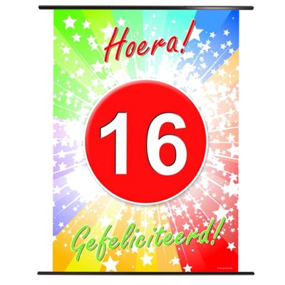 Poster strip bevestigingsmateriaal - 2x - 62 cm - ophangmogelijkheden - zwart